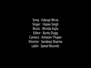 Kalyugi Mirza Happe Singh,Bhinda Aujla Video Song